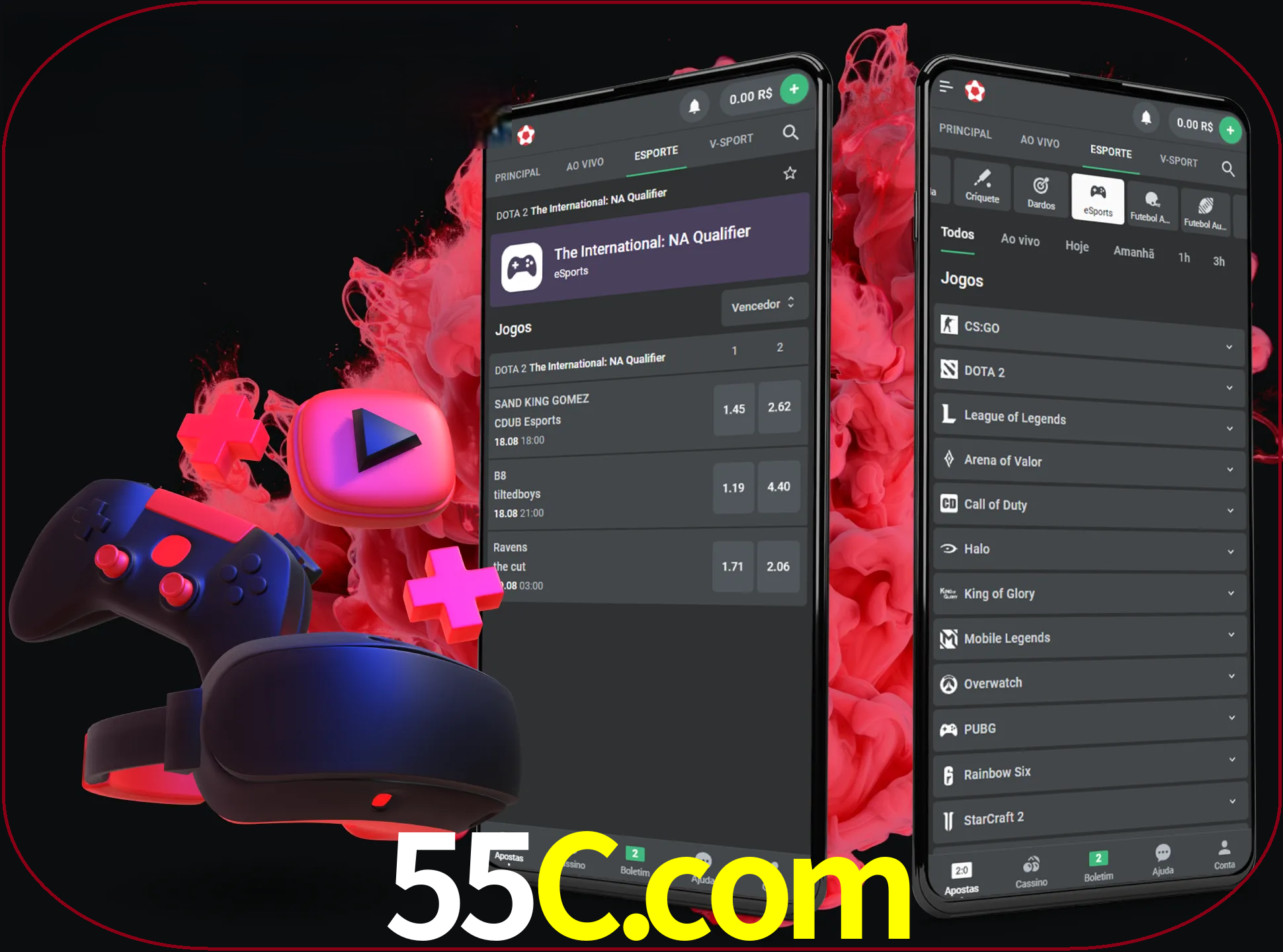 Para ter a aplicação móvel 55c no seu smartphone, basta descarregar o ficheiro apk e seguir as instruções.